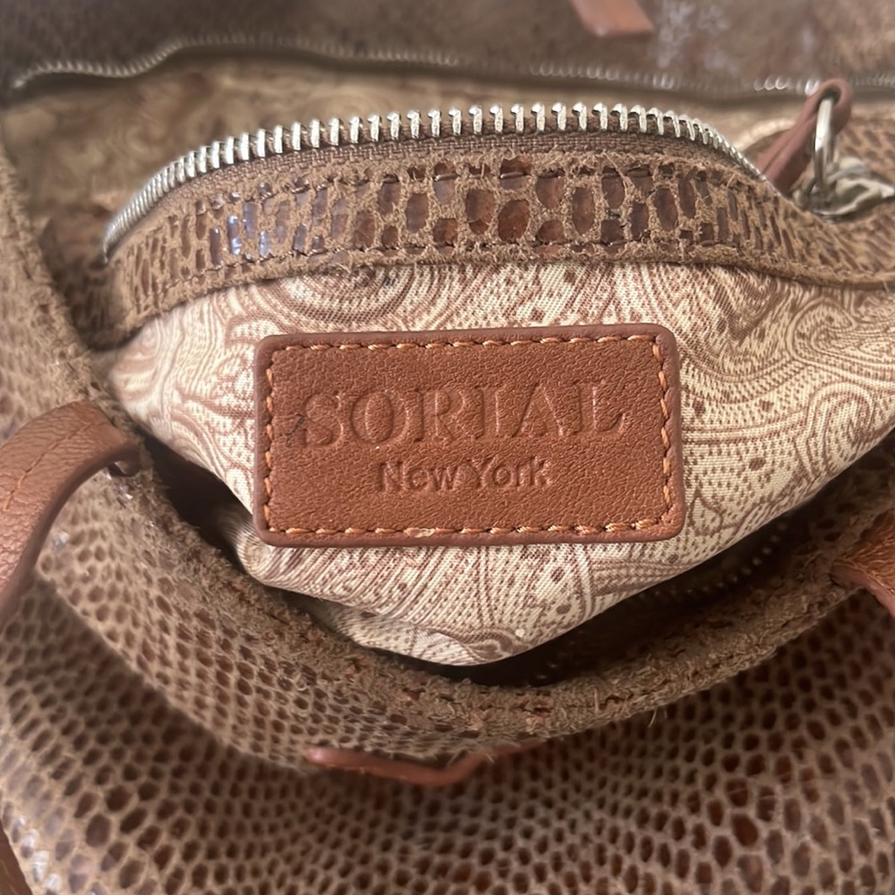 Sorial New York Python Messenger Snake Crossbody … - image 5